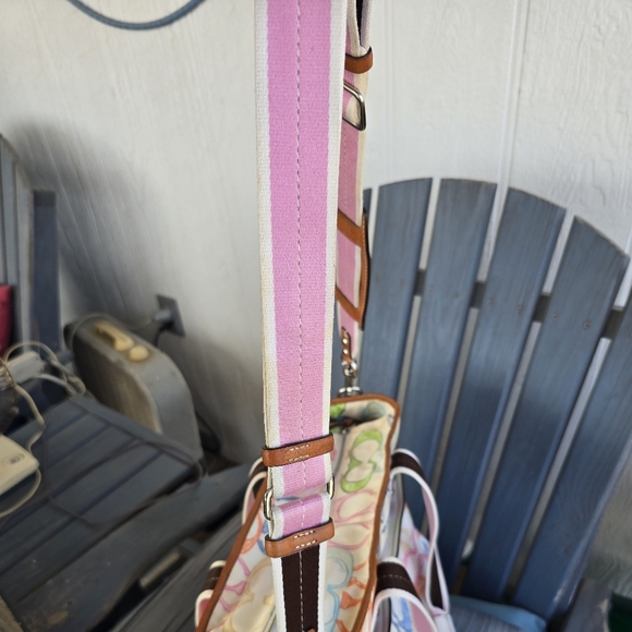 Coach Vintage 2006 Rare Scribble Multi-colored Multibaby Tote/Crossbo. Bag 10676 - Picture 7 of 16